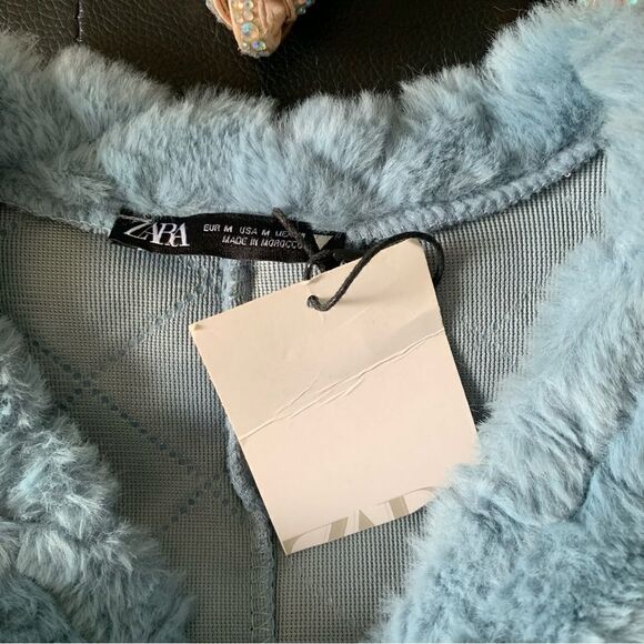 ZARA BLUE SWEATER - Picture 4 of 8